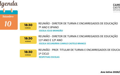 Calendário Escolar 2026/27